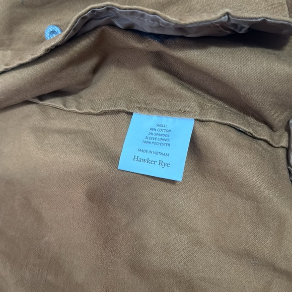 HAWKER RYE Men's Hawker Amherst Stretch Varsity Bomber Jacket Size L in … - Picture 7 of 10